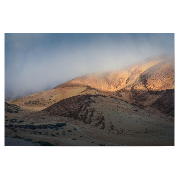 Poster "Am Hang des Teide" artboxONE - Natur - Teneriffa,Teide,Kanaren,Kanarische,Insel,Landschaft,Berge,Vulkan,Vulkanlandschaft,Wolken,Natur,Spanien
