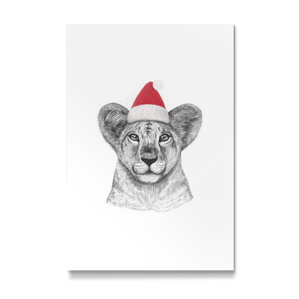 Galerie-Print "Christmas princess lioness" 30x20 cm artboxONE