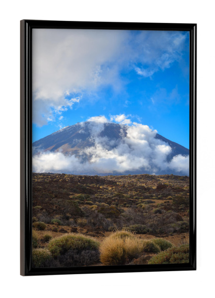 Poster mit schwarzem Rahmen "Teide im Wolkenkleid" artboxONE - Natur,Reise