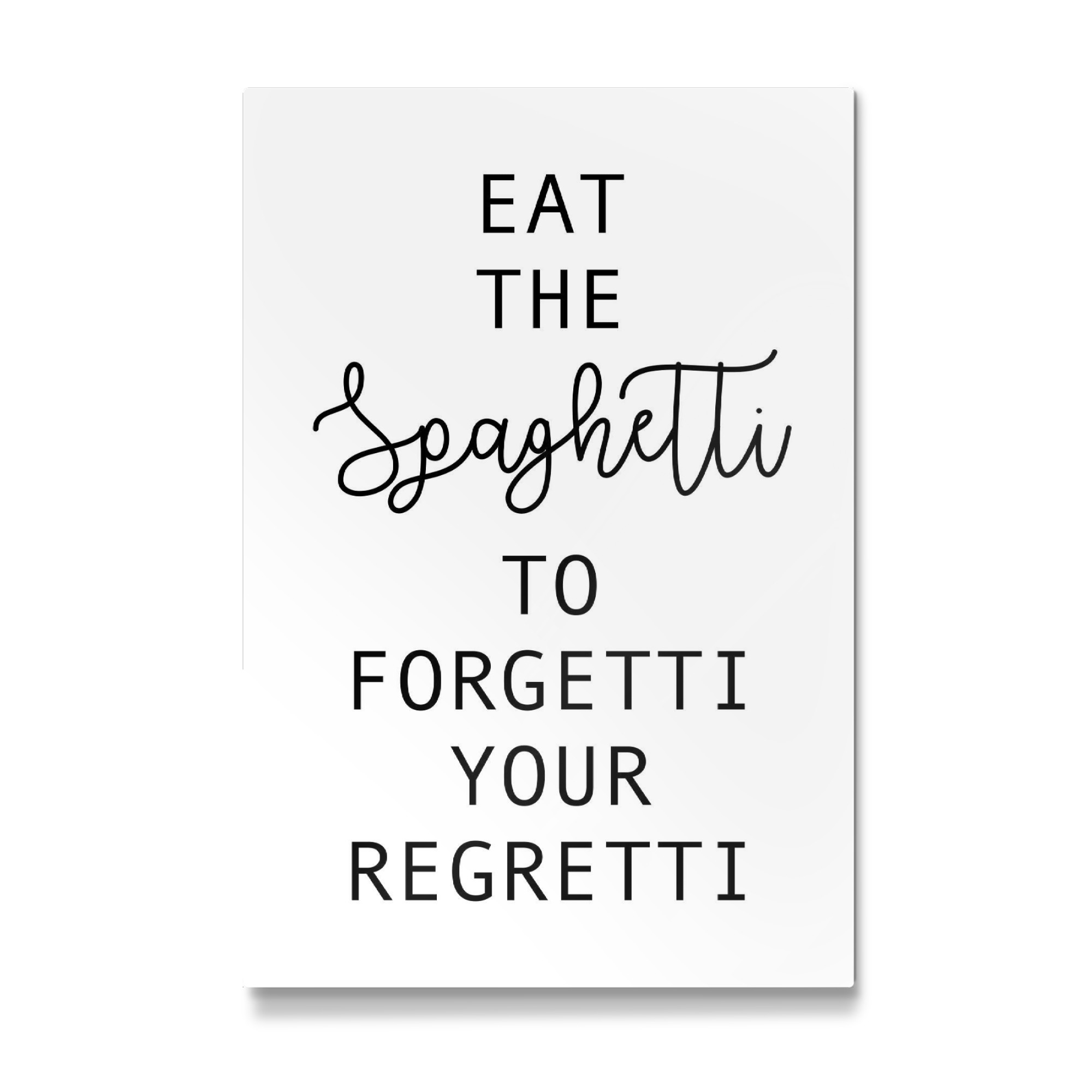 Galerie-Print "Eat the Spaghetti" 75x50 cm artboxONE