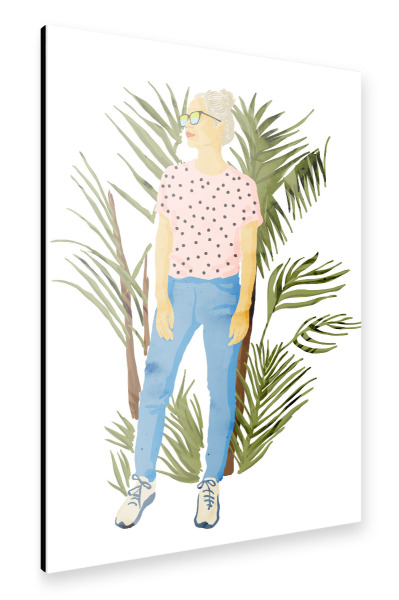 Alu-Dibond "Penache" 30x20 cm artboxONE