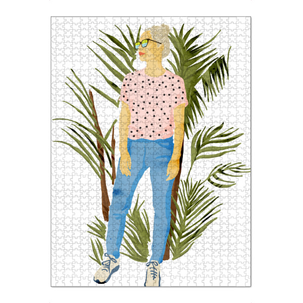 Puzzle Ravensburger "Penache" artboxONE - Fashion