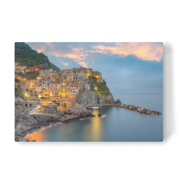 Leinwandbild "Manarola Cinque Terre" artboxONE - Reise / Länder - Italien,Mittelmeer,Italienische riviera