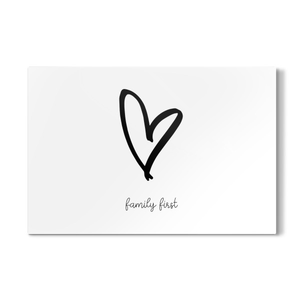 Galerie-Print "Familie zuerst" 30x20 cm artboxONE