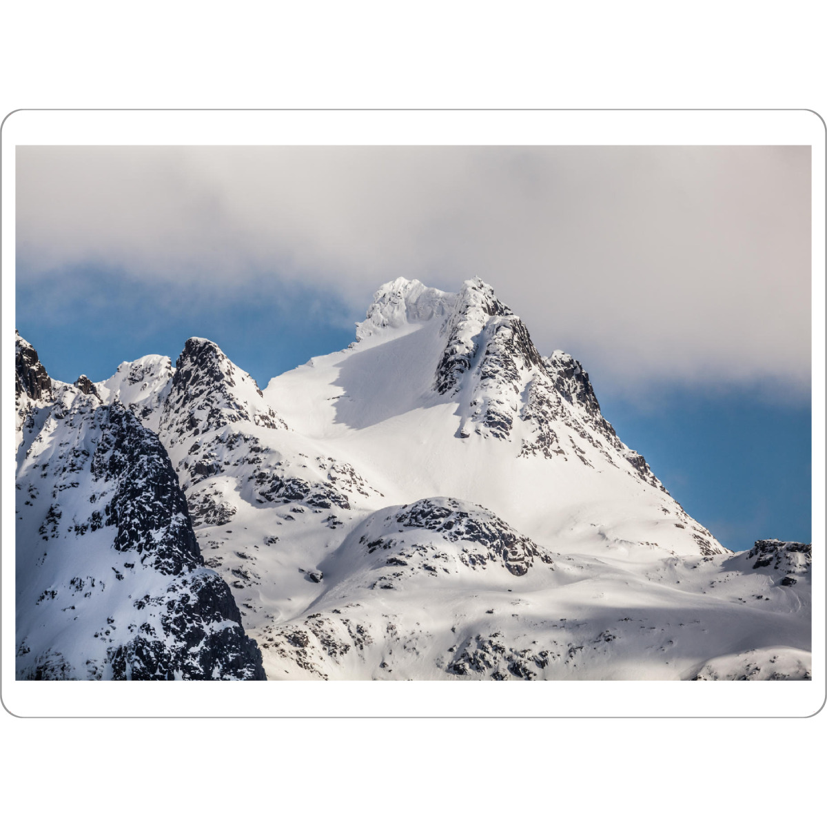 Tischset "Schattenwurf" artboxONE - Natur - Lofoten,Norwegen,Berg - Bild lofoten