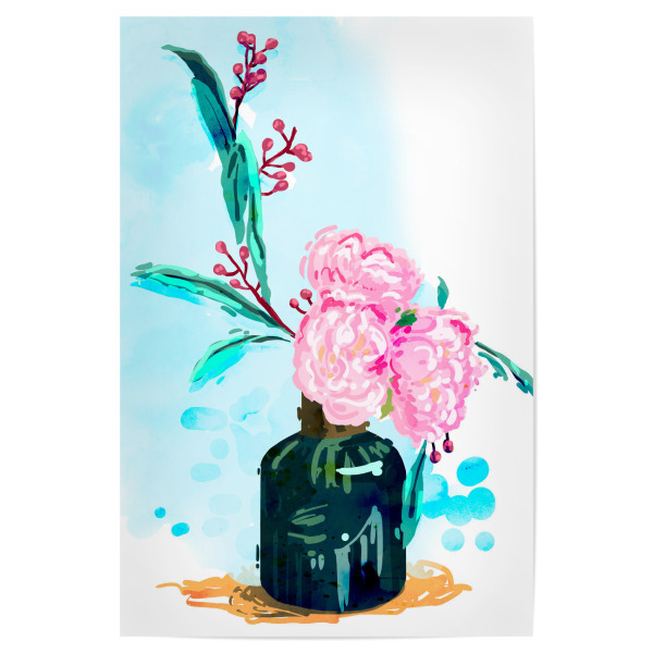 Poster "Sitting Pretty" artboxONE - Floral