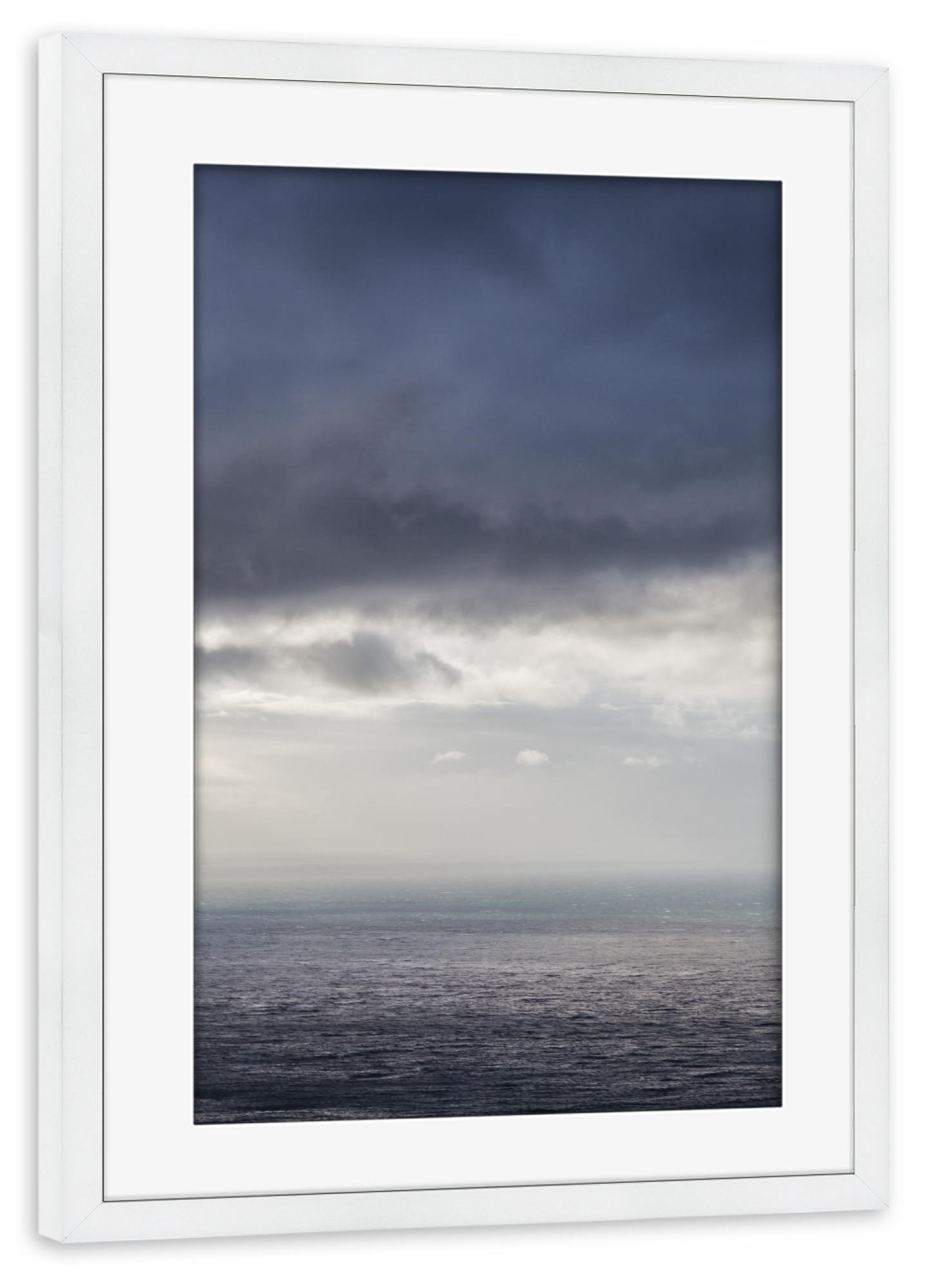 Poster mit Rahmen weiß "Arctic Ocean" artboxONE - Reise / Strand und Meer - Barentssee,Nordatlantik,Arktischer ozean