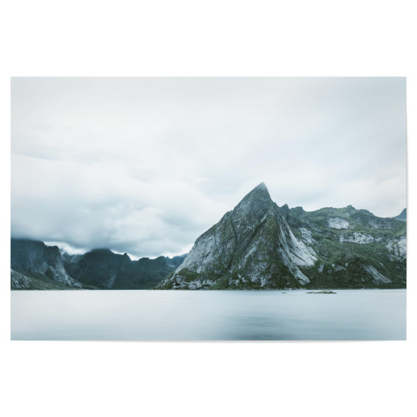 Poster 30x20 cm "Shark tooth" artboxONE - Natur - Lofoten,Norwegen,Nordnorwegen