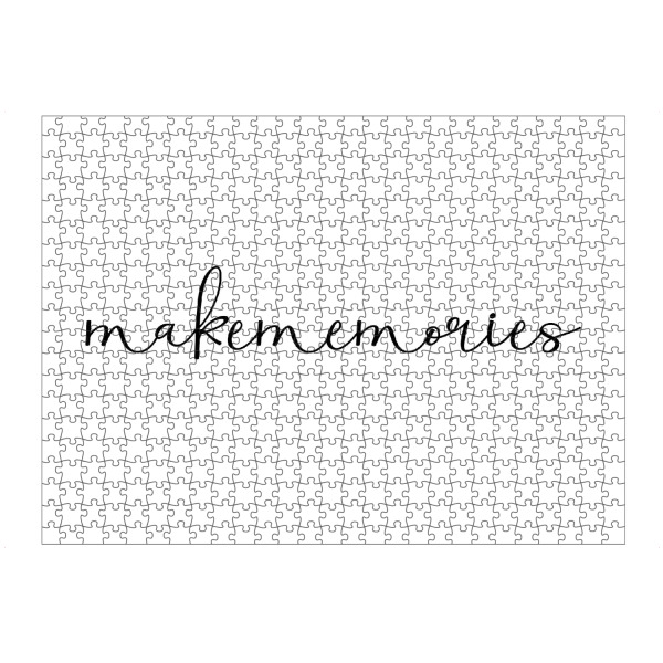Puzzle Ravensburger "Make memories" artboxONE - Typografie,Schwarzweiß,Liebe