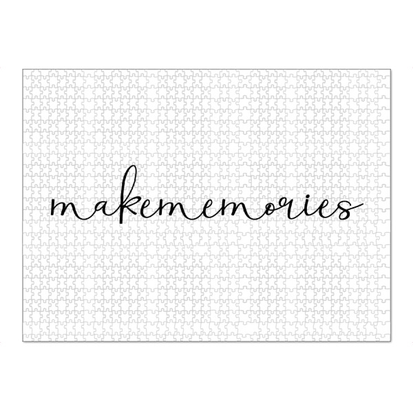 Puzzle Ravensburger "Make memories" artboxONE - Typografie,Schwarzweiß,Liebe