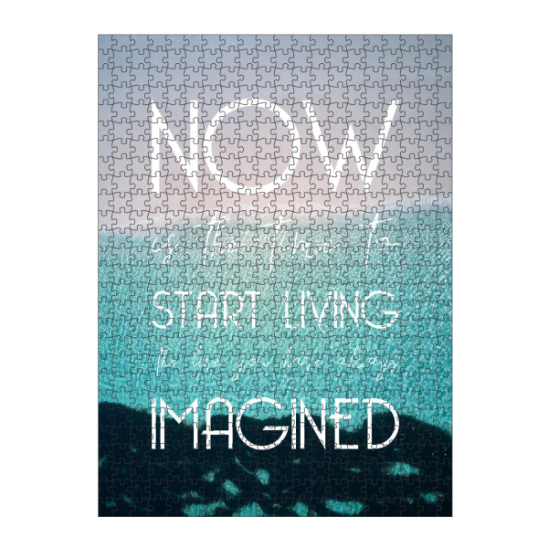 artboxONE Puzzle "Now Is The Time To" artboxONE - Typografie