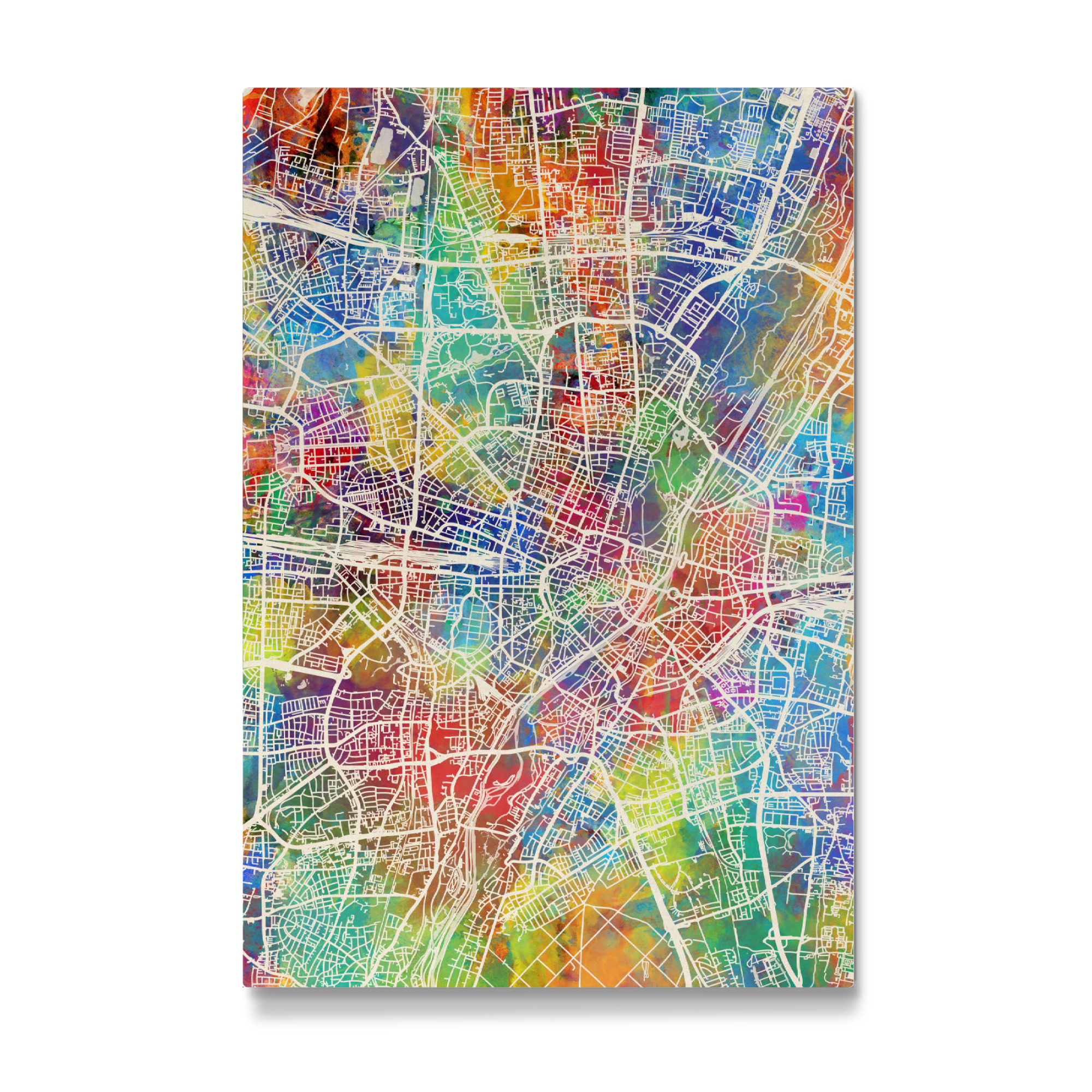 Galerie-Print "München City Map" 75x50 cm artboxONE