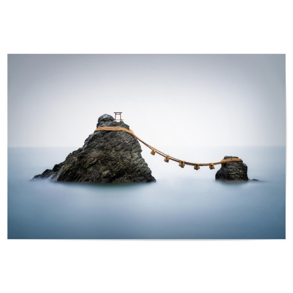 Poster "Meoto Iwa, Präfektur Mie, Japan" artboxONE - Reise / Asien