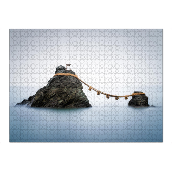 Puzzle Ravensburger "Meoto Iwa, Präfektur Mie, Japan" artboxONE - Reise / Asien