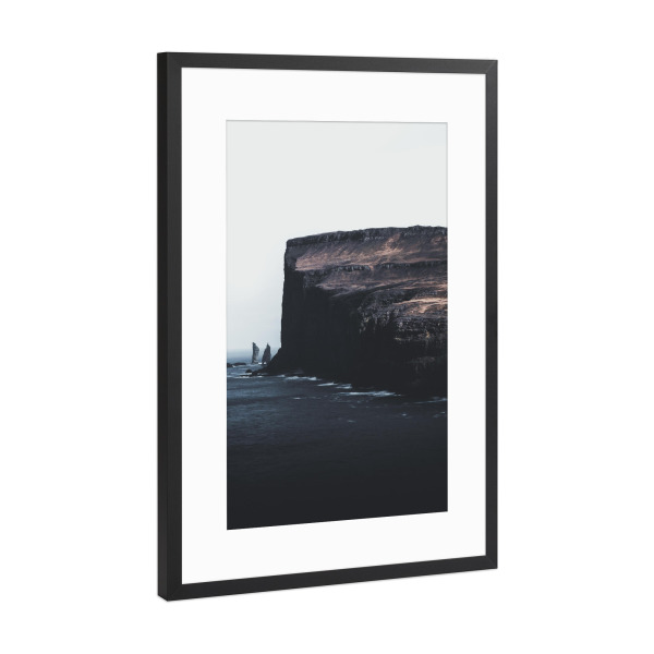 Poster mit Rahmen Schwarz (Metallic) "Risin of Kellingin" artboxONE - Natur,Reise,Reise / Länder