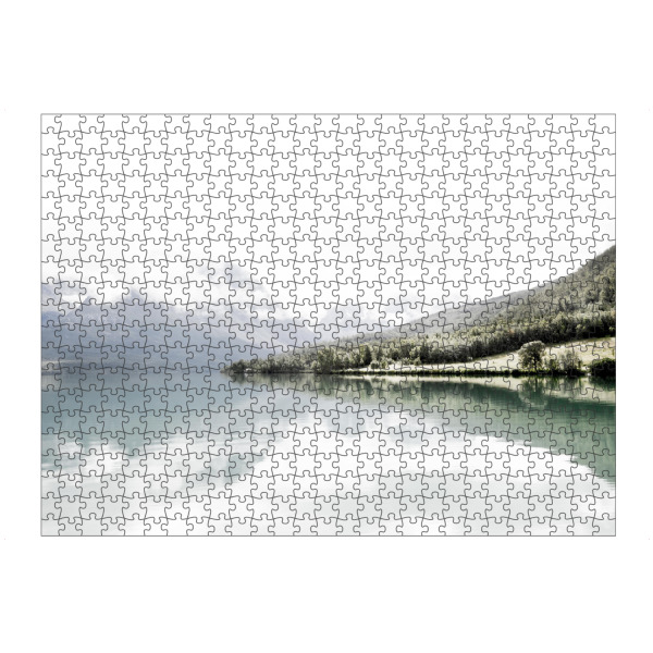 artboxONE Puzzle "Bright Day" artboxONE - Natur - Norwegen,Skandinavien,Gletschersee - Bild norwegen