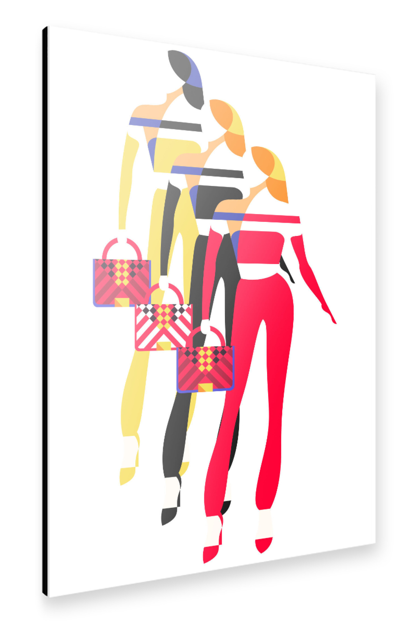 Alu-Dibond "Stylish Women" 75x50 cm artboxONE