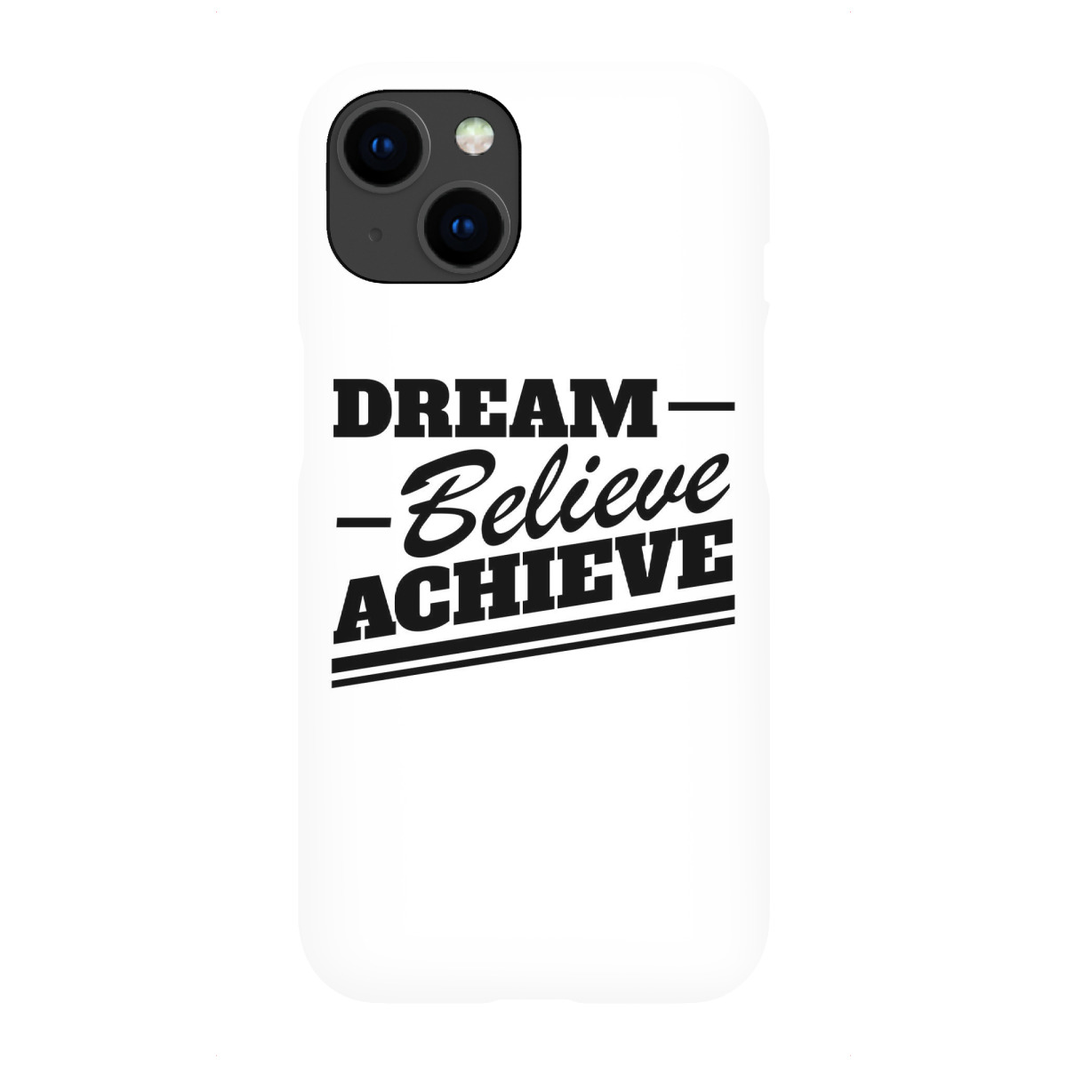 "Dream Believe Achieve"für iPhone - Premium-Case Handyhülle artboxONE