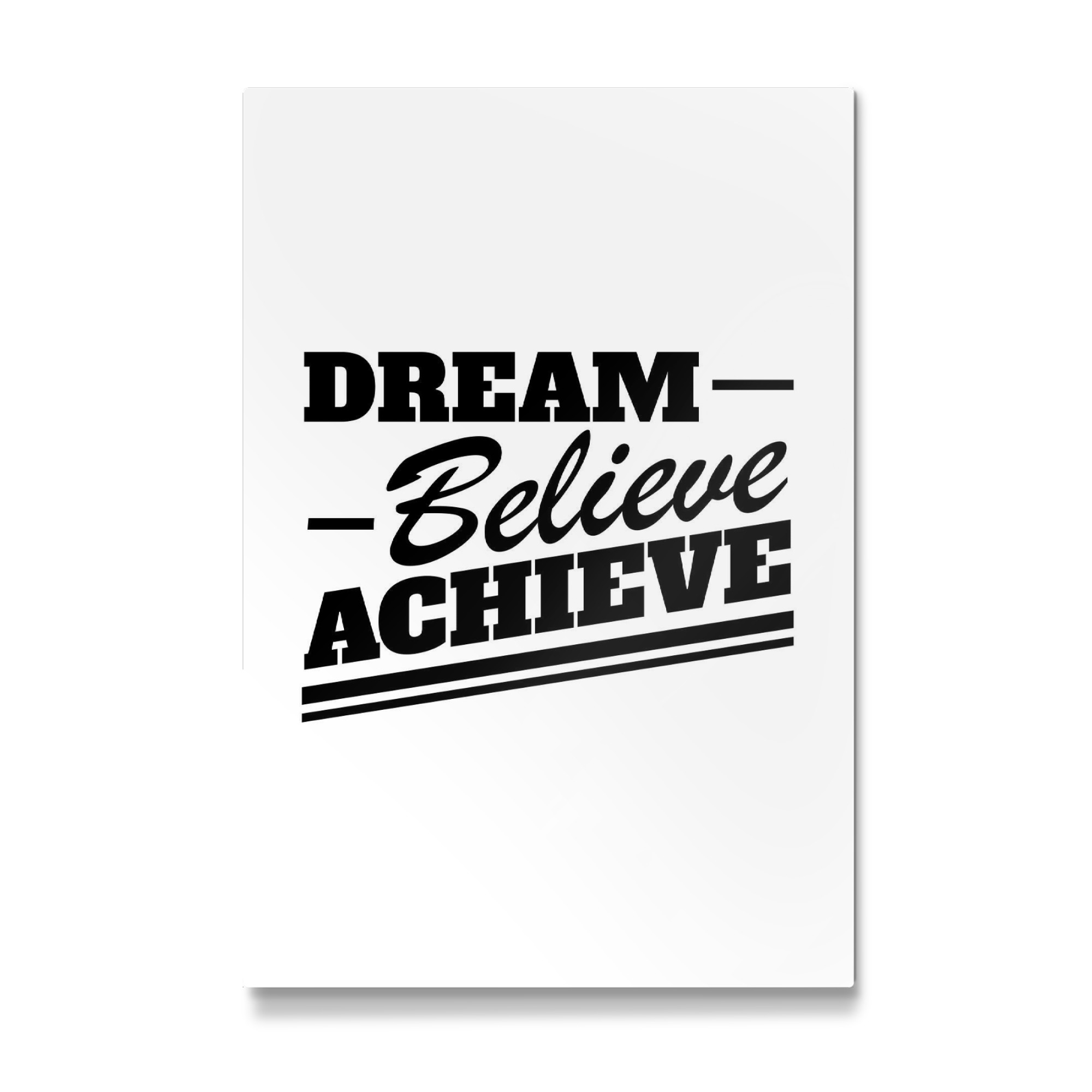 Galerie-Print "Dream Believe Achieve" 75x50 cm artboxONE
