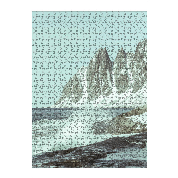 Puzzle Ravensburger "Explore Norway" artboxONE - Reise - Norwegen,Senja,Skandinavien - Bild norwegen