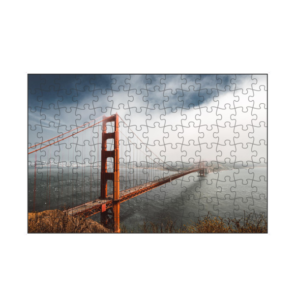 artboxONE Puzzle "Golden Gate Bridge with clouds" artboxONE - Reise,Reise / Länder,Städte / San Francisco