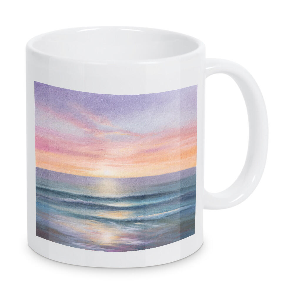 Tasse "Ozean Sonnenaufgang G" artboxONE - Reise / Strand und Meer - Ozean,Meer,Ufer,Strand,Küste,Wellen,Schaum,Sonnenaufgang,Sonnenuntergang