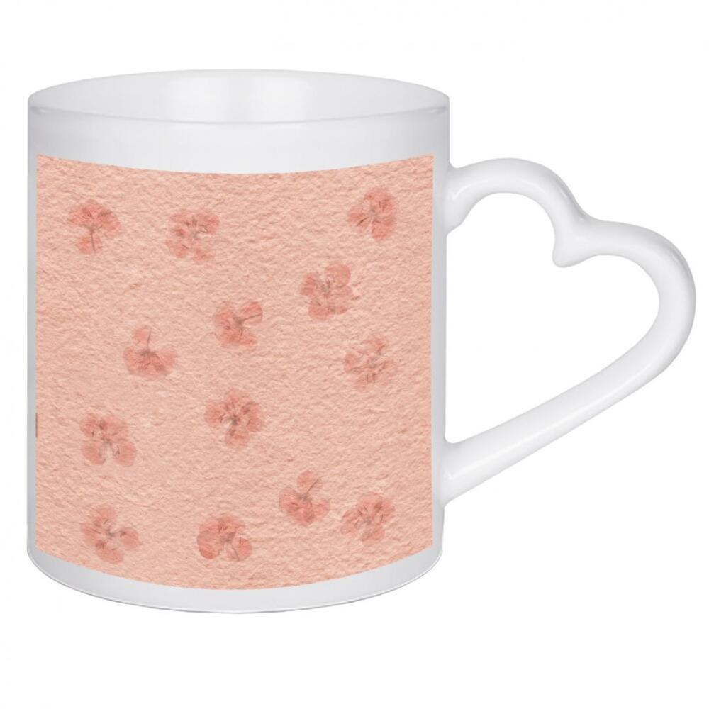 Herztasse "Pfirsiche in der Natur D" artboxONE - Floral,Liebe - Blumen,Blumen,Dekorativ,Muster