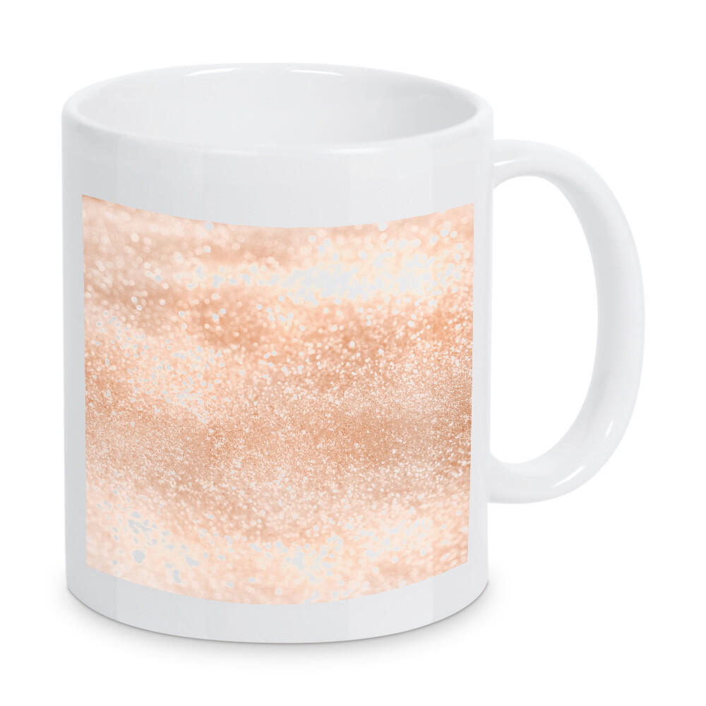 Tasse "Pfirsiche in der Natur H" artboxONE - Liebe - Rosa,Glitzernd,Süß,Schimmernd,Funkelnd