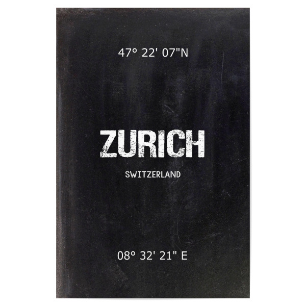 Poster "Zurich Wall Art" artboxONE - Städte,Schwarzweiß,Städte / Zürich - Zurich,Switzerland