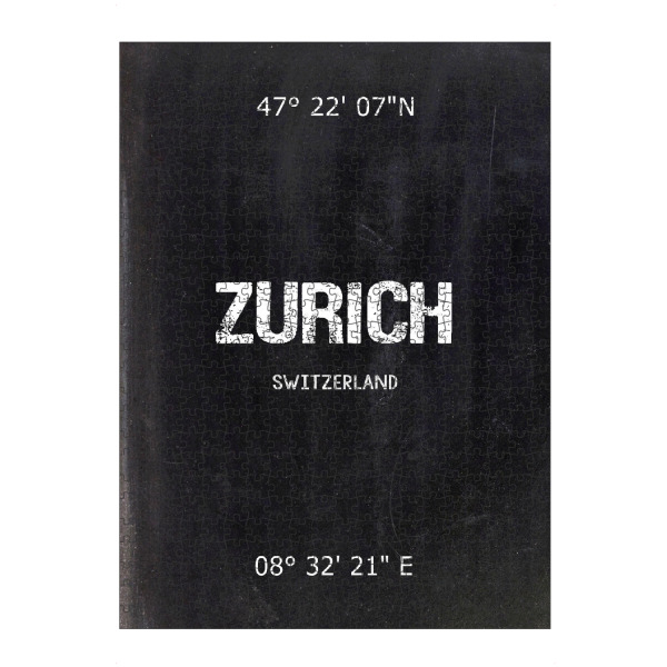 artboxONE Puzzle "Zurich Wall Art" artboxONE - Städte,Schwarzweiß,Städte / Zürich - Zurich,Switzerland - Bild zurich
