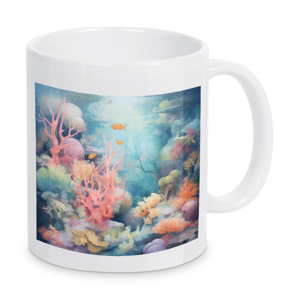 Tasse "Unterwasserwelt I" artboxONE - Reise / Strand und Meer - Korallen,Ozean,Meer,Marine,Meeresleben