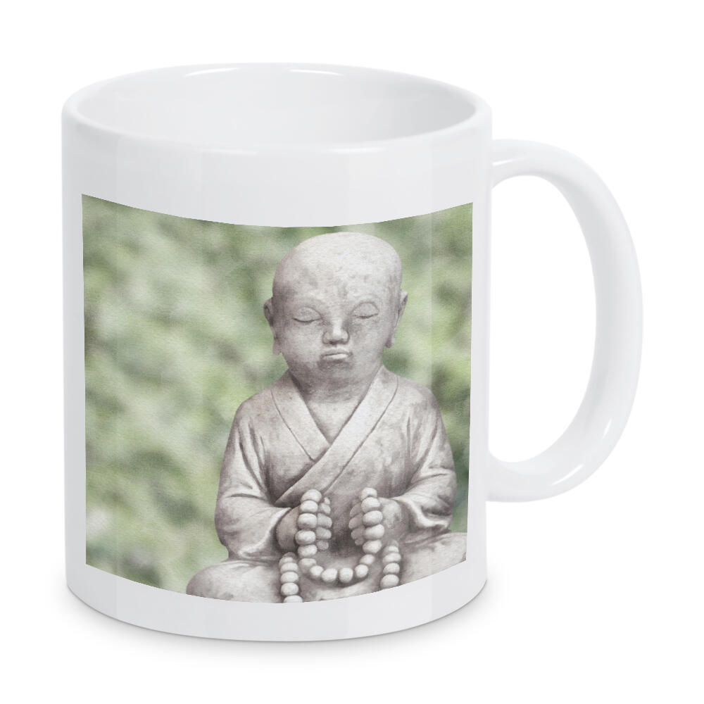 Tasse "Zen-Statue F" artboxONE - Natur,Floral,Architektur - Statue,Gebet,Religion,Zen