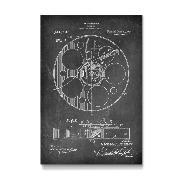 Galerie-Print "Filmrolle Patent (Tafel)" 30x20 cm artboxONE