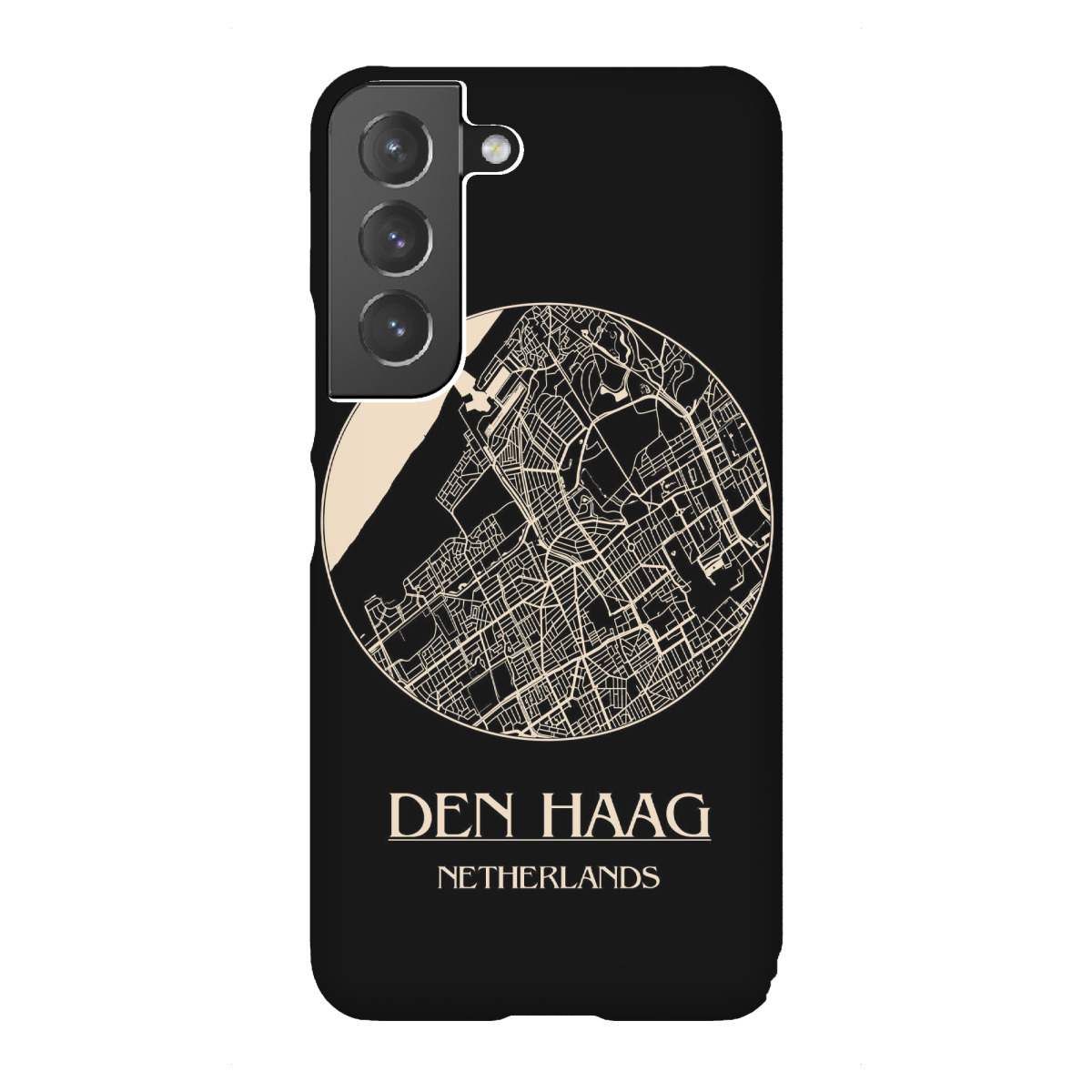 "Retro Map Den Haag Netherlands"für Samsung Galaxy - Premium-Case Handyhülle artboxONE