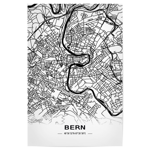 Bern Retro Map