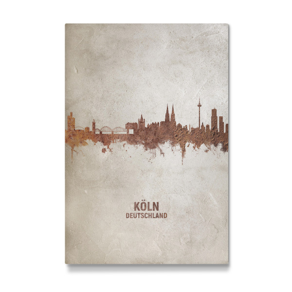 Galerie-Print "Köln Germany Rust Skyline" 30x20 cm artboxONE