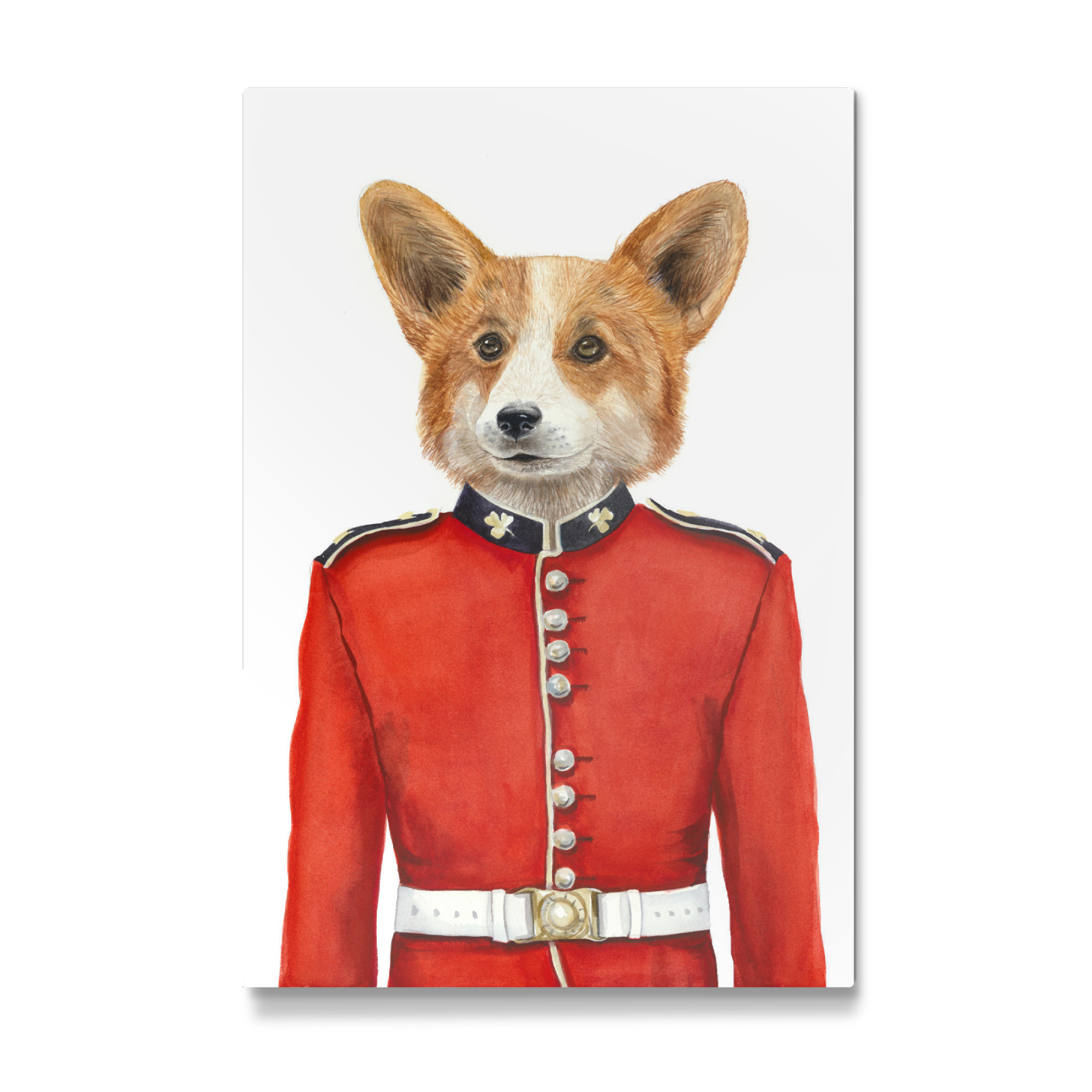 Galerie-Print "Welsh Corgi in Uniform" 30x20 cm artboxONE