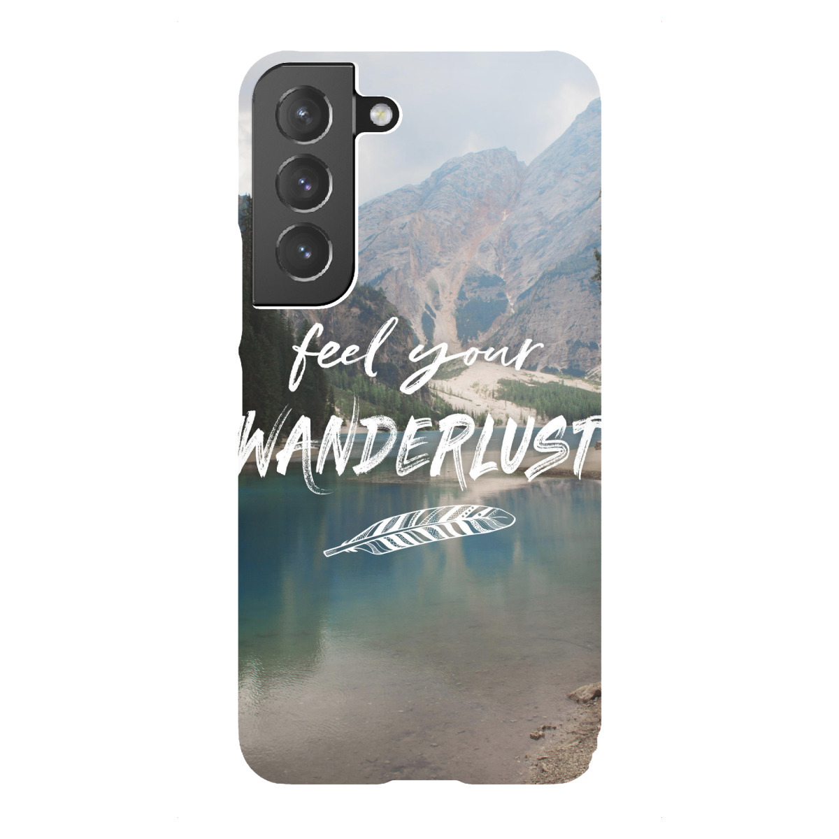 "Feel your Wanderlust"für Samsung Galaxy - Premium-Case Handyhülle artboxONE