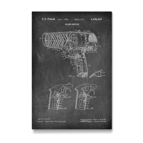 Galerie-Print "Fön Patent (Tafel)" 30x20 cm artboxONE