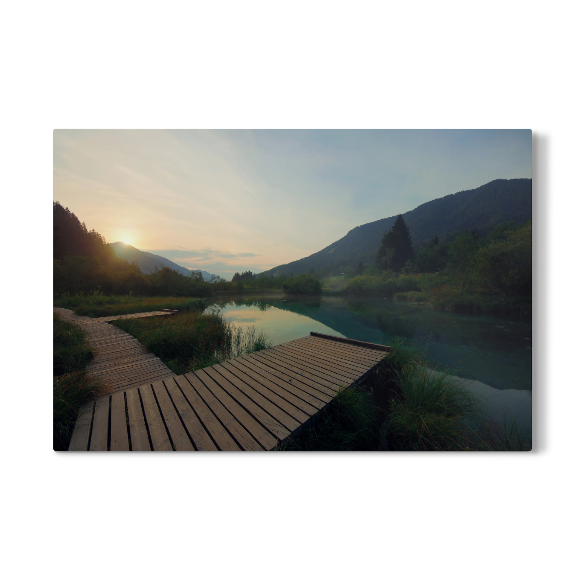 Galerie-Print "Zelenci Sunrise" 30x20 cm artboxONE