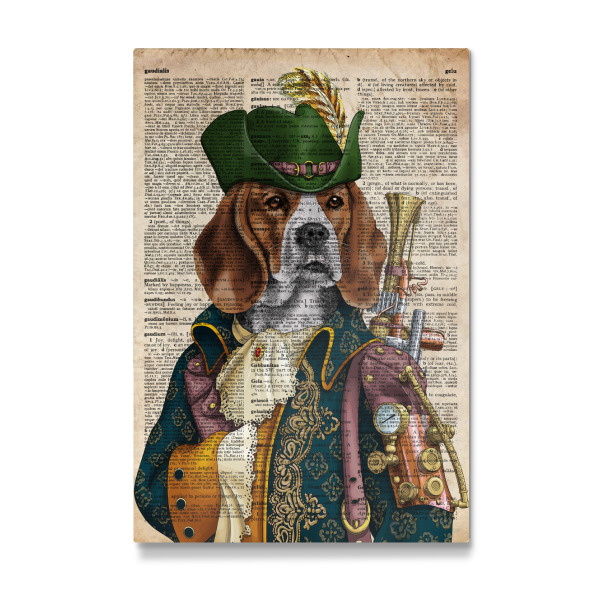 Galerie-Print "Steampunk Hund" 30x20 cm artboxONE