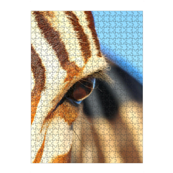 artboxONE Puzzle "Zebra Eye" artboxONE - Tiere,Reise / Afrika - Zebra,Auge,Zebrastreifen,Afrika - Bild zebra
