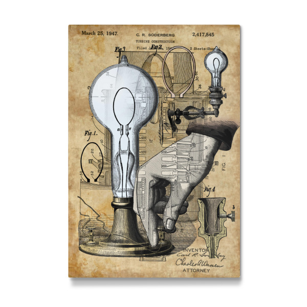 Galerie-Print "Steampunk Lampe" 30x20 cm artboxONE