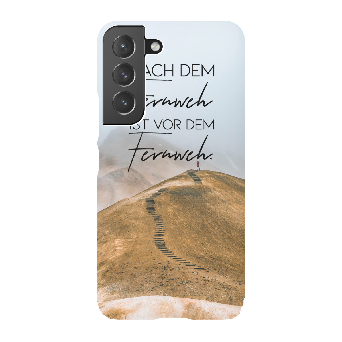 "Vor dem Fernweh"für Samsung Galaxy - Premium-Case Handyhülle artboxONE
