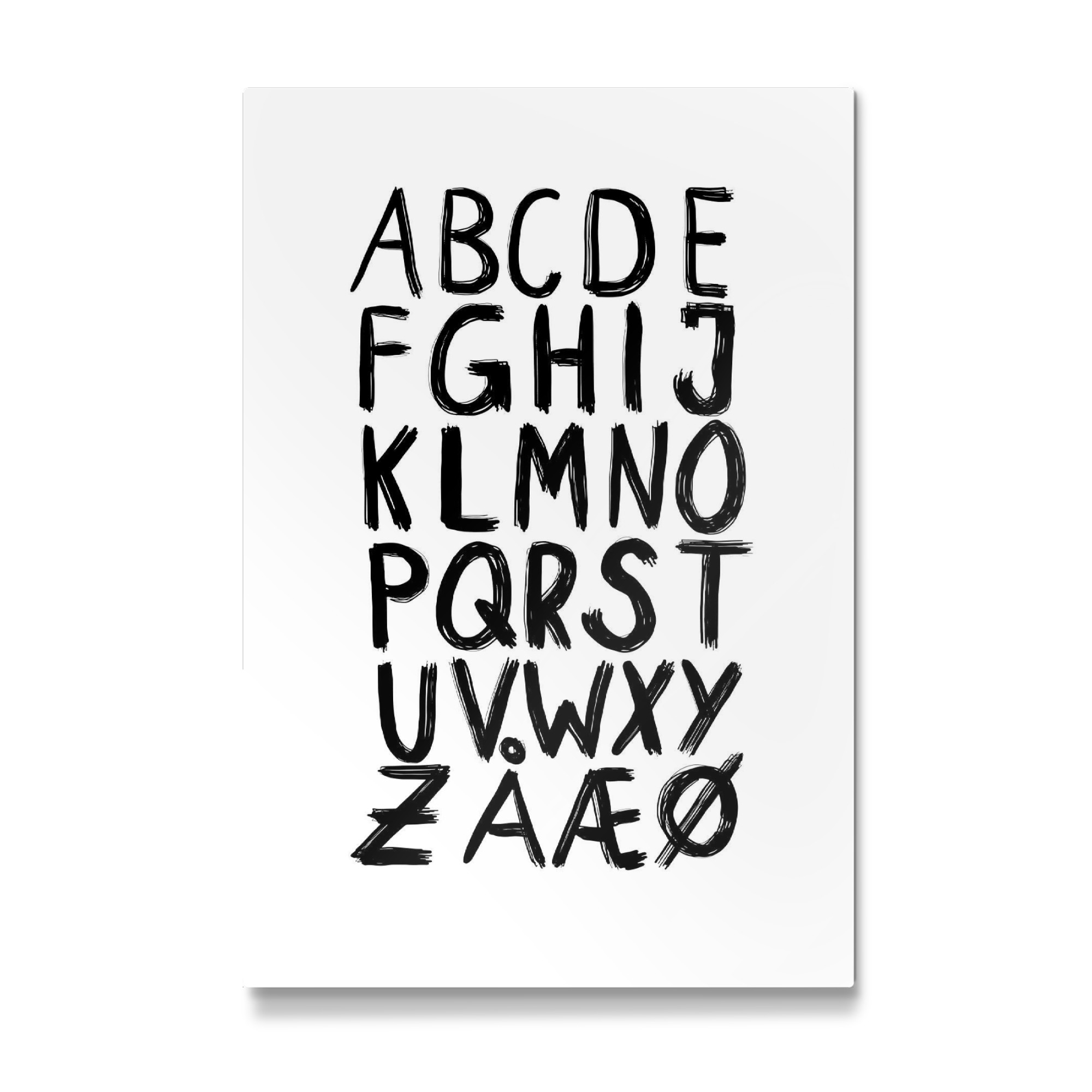 Galerie-Print "Alphabet Black" 75x50 cm artboxONE
