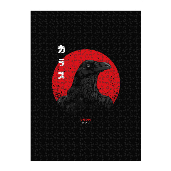 Puzzle Ravensburger "Crows" artboxONE - Tiere - Animal,Japan,Iconic,Crow,Bird - Bild animal