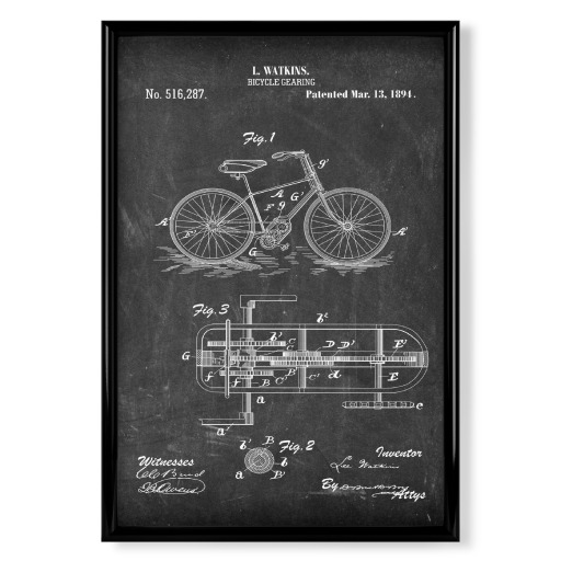 Vintage Fahrrad VI (Tafel)