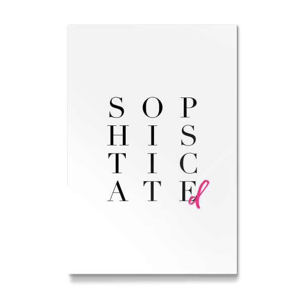 Galerie-Print "SOPHISTICATEd quote" 30x20 cm artboxONE