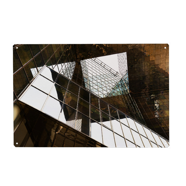 Holzbild "Spiegelbilder" artboxONE - Städte / London,Architektur