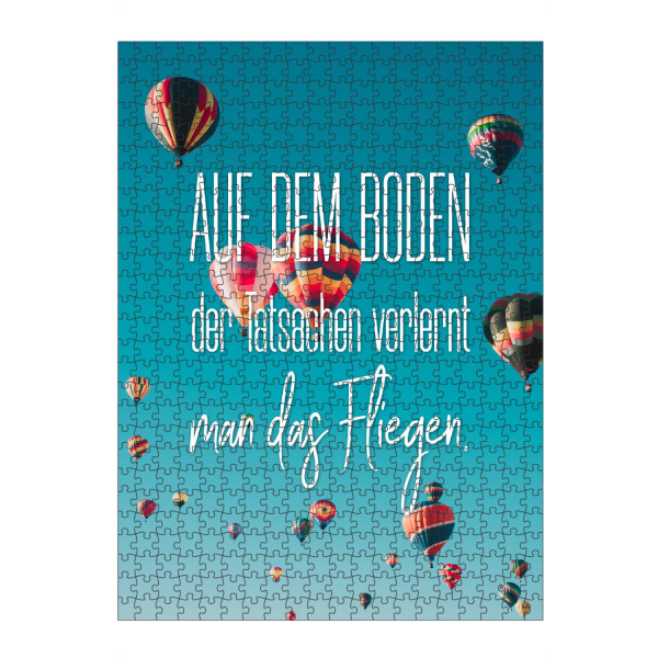 artboxONE Puzzle "Auf dem Boden" artboxONE - Typografie,Menschen